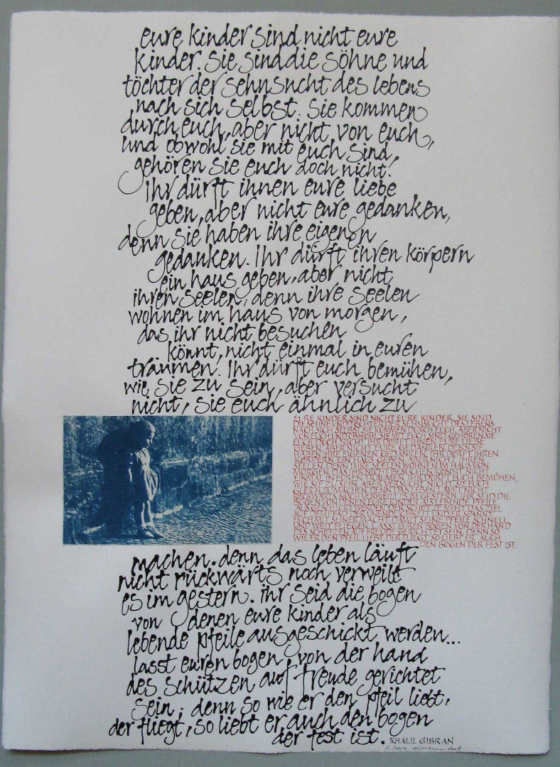 Kinder sind nicht deine K. Gibran: