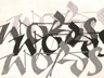 Words Aquatinta (2020)